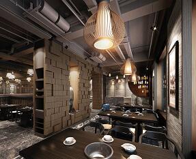 新中式涮羊館室內(nèi)外裝修施工圖紙解析與免費(fèi)下載資源